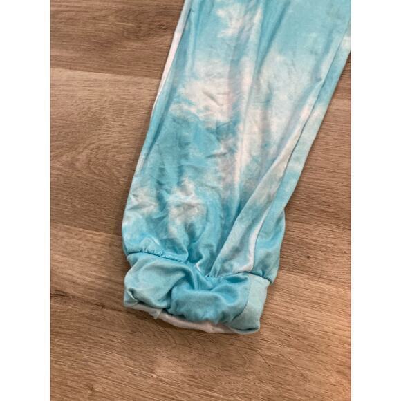 Cap'n Crunch Tie-Dye Pajama Pants Unisex Size Large Blue Adjustable PJs - Picture 8 of 10